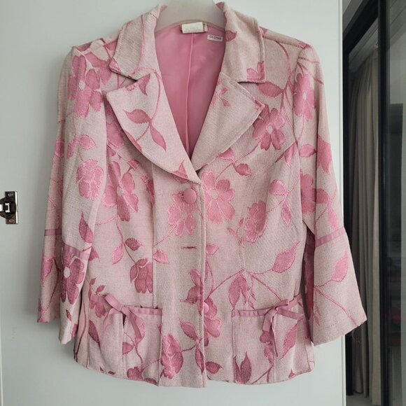 Flower pattern vintage spring jacket - Picture 3 of 7